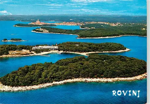 AK / Ansichtskarte  Rovinj_Rovigno_Istrien_Croatia Fliegeraufnahme 