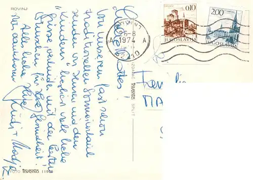 AK / Ansichtskarte  Rovinj_Rovigno_Istrien_Croatia Fliegeraufnahme 