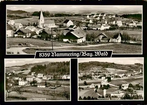 AK / Ansichtskarte 73886348 Nammering_Fuerstenstein Panorama Ansicht mit Kirche 