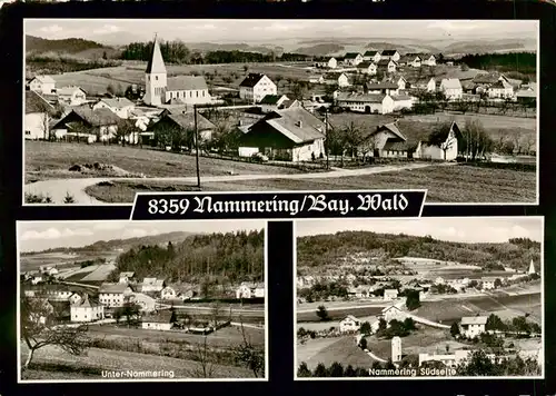 AK / Ansichtskarte  Nammering_Fuerstenstein Panorama Ansicht mit Kirche 