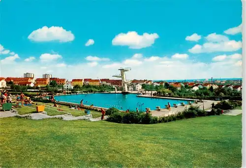 AK / Ansichtskarte  Schweinfurt Staedtisches Sommerbad Schweinfurt