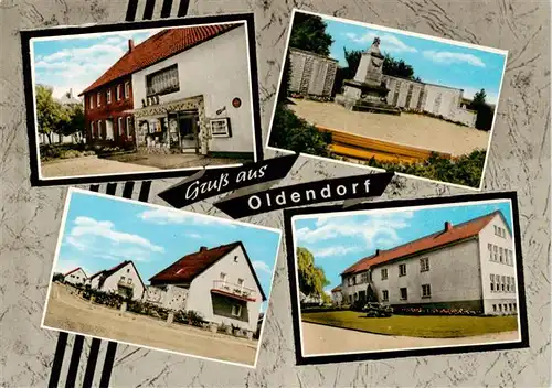 AK / Ansichtskarte 73886443 Oldendorf_Elze_Leine Teilansichten Denkmal Oldendorf_Elze_Leine