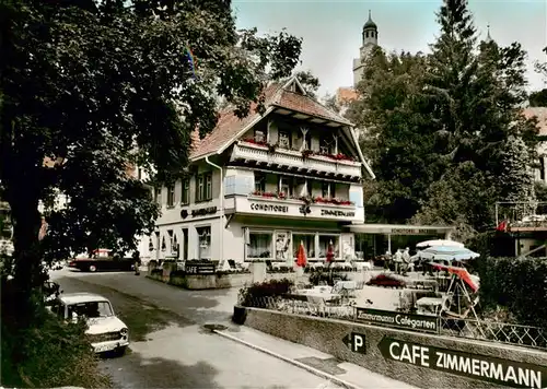 AK / Ansichtskarte  Todtmoos Café Zimmermann Conditorei Cafégarten Todtmoos