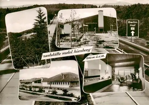 AK / Ansichtskarte  Hienberg Autobahn-Raststaette Motel Hienberg Hienberg