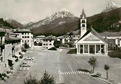 AK / Ansichtskarte  San_Stefano_di_Cadore_IT Ortszentrum mit Kirche 