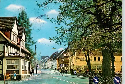 AK / Ansichtskarte  Altenau_Harz Strassenpartie Altenau Harz