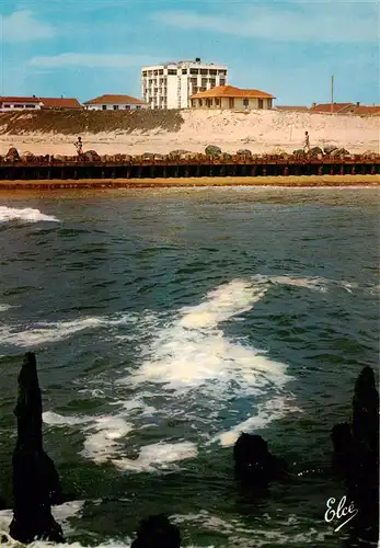 AK / Ansichtskarte  Mimizan_Plage_40_Landes Entree du Courant Au fond Hotel Cote d'Argent 