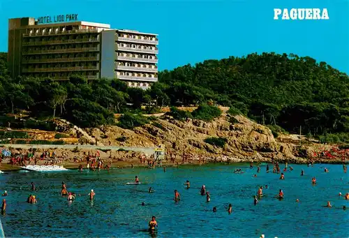 AK / Ansichtskarte  Paguera_Mallorca_Islas_Baleares_ES Hotel Lido Park Fliegeraufnahme 