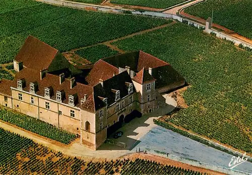 AK / Ansichtskarte  Salins_39-les-Bains_Jura Vue aerienne du Clos Vougeot 