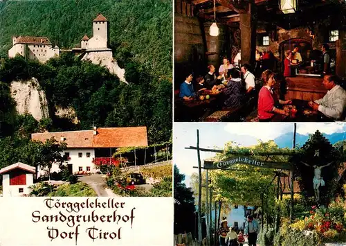 AK / Ansichtskarte 73886543 Dorf-Tirol_Suedtirol_IT Toerggelekeller Sandgruberhof Gastraum 