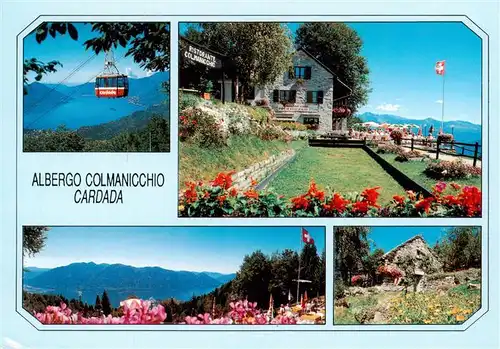 AK / Ansichtskarte  Cardada_Locarno_TI Seilbahn Albergo Colmanicchio Panorama  