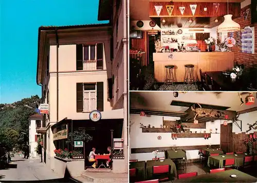 AK / Ansichtskarte  Melano_TI Trattoria Centrale Bar Gaststube 