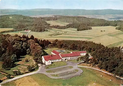 AK / Ansichtskarte  Gladenbach Schulungs und Erholungsheim Haus Blankenstein Fliegeraufnahme Gladenbach