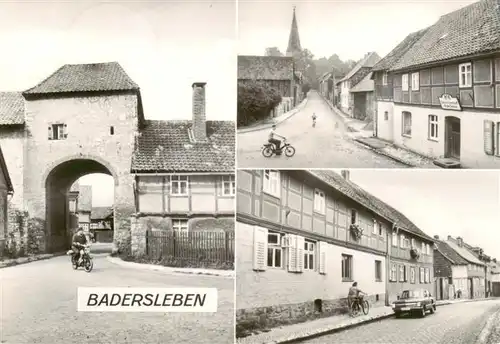 AK / Ansichtskarte  Badersleben Sudentor Paulsplan Lange Strasse Badersleben