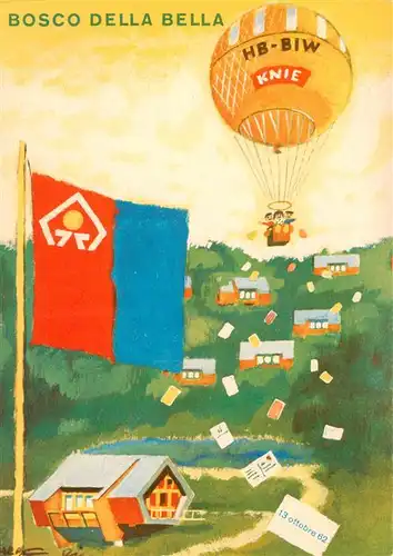 AK / Ansichtskarte  Rapperswil_BE Circus Knie Inaugurazone ufficiale del Villaggio di vacanza Pro Juventute per famiglie e bambini Rapperswil BE