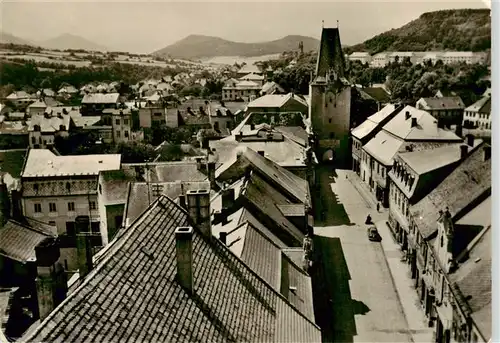 AK / Ansichtskarte  Kadan_Kaaden_CZ Pohled z veze radnice na Mikulovickou branu 