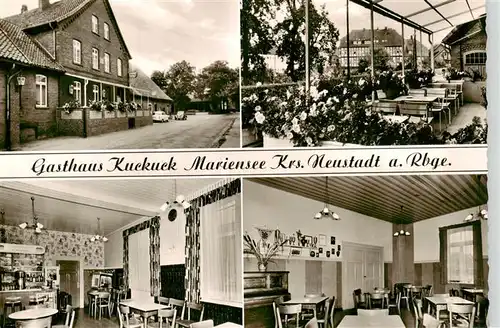 AK / Ansichtskarte  Mariensee_Leine Gasthaus Kuckuck Gast und Clubraeume Saal Fremdenzimmer Mariensee_Leine