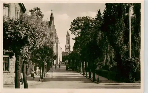 AK / Ansichtskarte  Kamenz_Sachsen Poststrasse Kamenz Sachsen