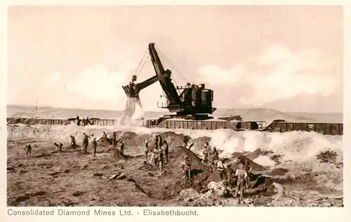 AK / Ansichtskarte 73886710 Luederitzbucht_Namibia Consolidated Diamond Mines Ltd Elisabethbucht 