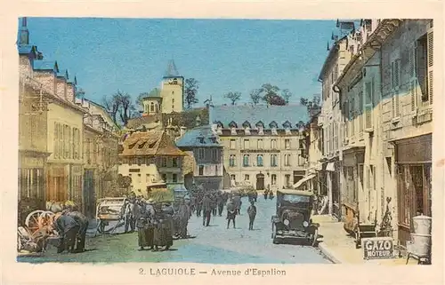 AK / Ansichtskarte  Laguiole_12_Aveyron Avenue d'Espalion 