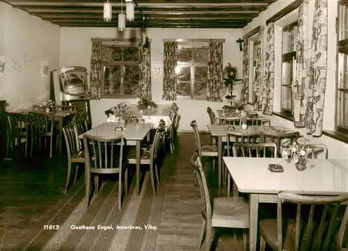 AK / Ansichtskarte  Innerbraz_Vorarlberg_AT Gasthaus Engel Gastraum 