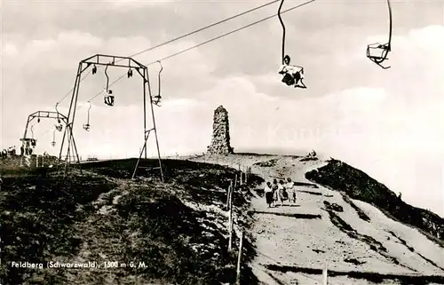 AK / Ansichtskarte  Sessellift_Chairlift_Telesiege Feldberg Schwarzwald 