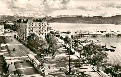 AK / Ansichtskarte  Strassenbahn_Tramway-- Zuerich  