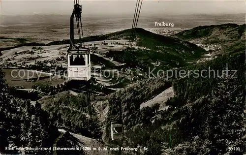 AK / Ansichtskarte  Seilbahn_Cable-Car_Telepherique Schauinsland Schwarzwald 