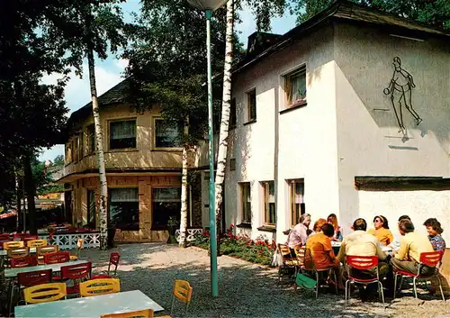 AK / Ansichtskarte  Langscheid_Sorpesee Cafe Restaurant Jagdhaus Gartenterrasse Langscheid Sorpesee