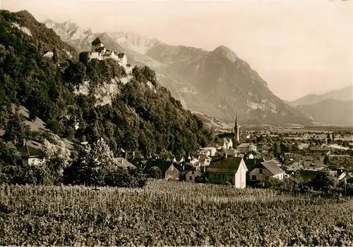 AK / Ansichtskarte  Vaduz_Liechtenstein_FL mit Fuerstlichem Schloss 