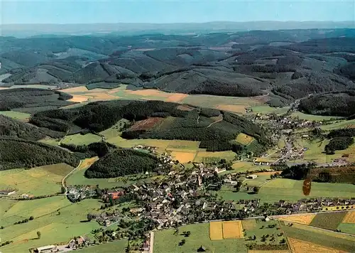 AK / Ansichtskarte  Stockum_Sauerland Fliegeraufnahme mit Doernholthausen Stockum_Sauerland