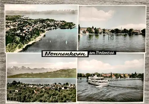 AK / Ansichtskarte  Nonnenhorn_Bodensee Fliegeraufnahmen Bodenseefaehre Nonnenhorn Bodensee