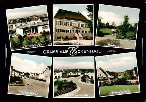 AK / Ansichtskarte 73886981 Eckenhaid_Eckental Am Erlanger Schloss Anlage Heidestrasse Heide und Eisenstrasse Weiherstrasse 