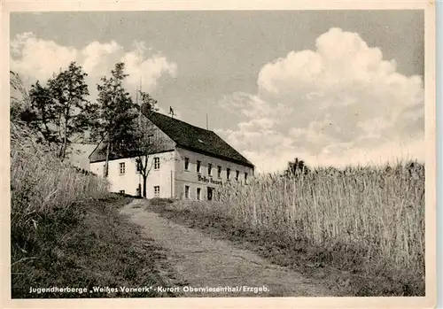 AK / Ansichtskarte  Oberwiesenthal_Erzgebirge Jugendherberge Weisses Vorwerk Oberwiesenthal Erzgebirge