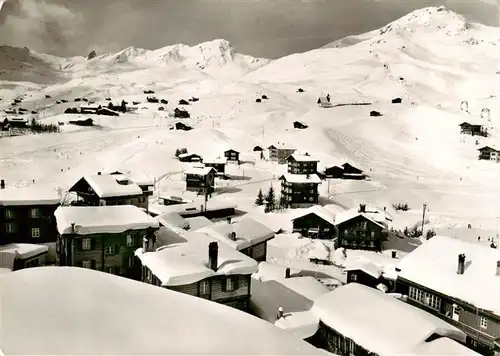 AK / Ansichtskarte  Inner-Arosa_GR Winterpanorama mit Hoernli und Weisshorn 