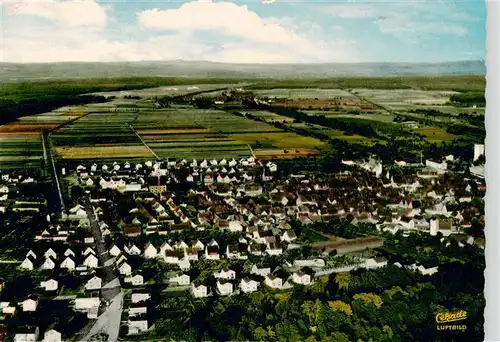 AK / Ansichtskarte  Babenhausen_Dieburg_Hessen Fliegeraufnahme 