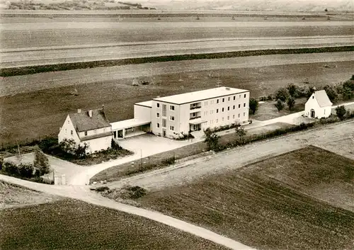 AK / Ansichtskarte  Wuerzburg_Bayern Schoenstattheim Marienhoehe Fliegeraufnahme 