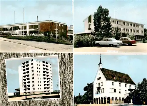 AK / Ansichtskarte 73887047 Wernau__Neckar stadthalle Bad Hotel Hochhaus Rathaus 