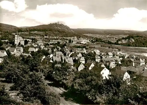 AK / Ansichtskarte  Sandbach__Odenwald Fliegeraufnahme mit Burg Breuberg 