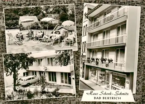 AK / Ansichtskarte  Bad_Bertrich Haus Schenk Schmitz Terrasse Bad_Bertrich