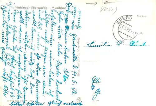 AK / Ansichtskarte  Eberswalde Mundshof Eberswalde