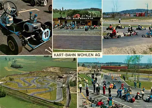 AK / Ansichtskarte  Wohlen__AG Kart Bahn Teilansichten 
