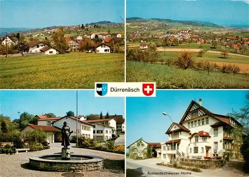 AK / Ansichtskarte  Duerrenaesch Panorama Dorfbrunnen Auslandschweizer Home Duerrenaesch