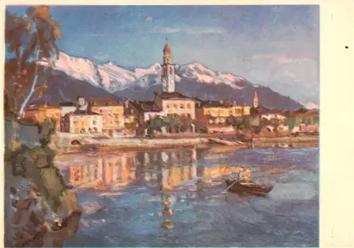 AK / Ansichtskarte  Ascona_Lago_Maggiore_TI Kuenstlerkarte 