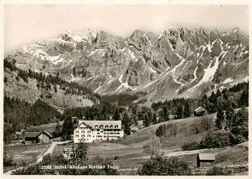 AK / Ansichtskarte  Rietbad_930m_Toggenburg_SG Hotel Kurhaus Rietbad 