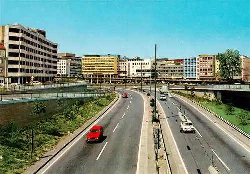 AK / Ansichtskarte  Saarbruecken Stadtautobahn Saarbruecken