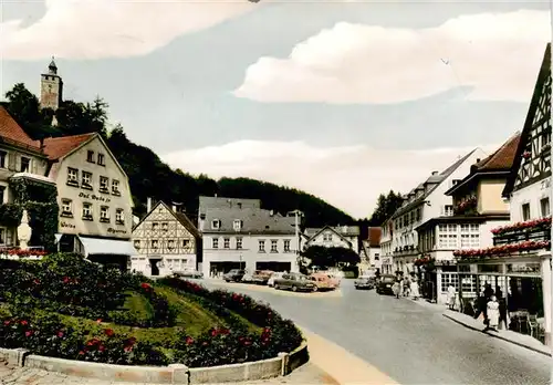 AK / Ansichtskarte  Bad_Berneck Marktplatz Bad_Berneck