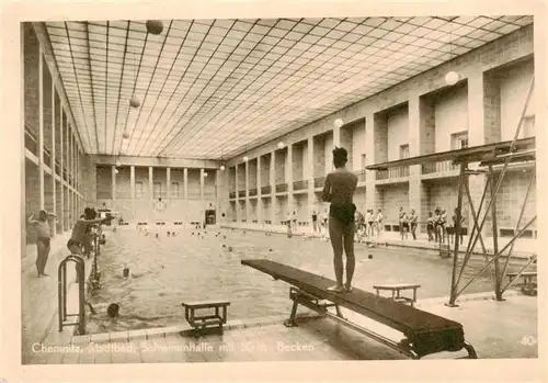 AK / Ansichtskarte  Chemnitz Stadtbad Schwimmhalle Chemnitz