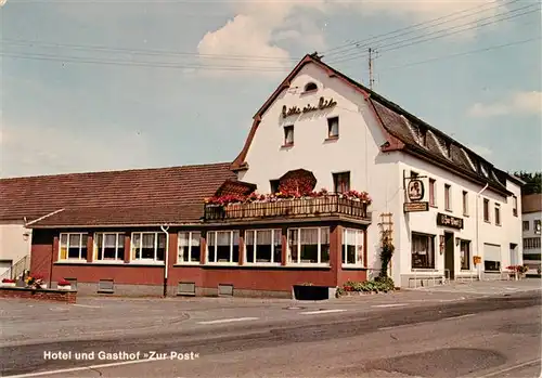 AK / Ansichtskarte  Walsdorf_Eifel Hotel und Gasthof Zur Post Walsdorf Eifel