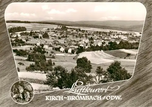 AK / Ansichtskarte  Kirch-Brombach_Kirchbrombach_Odenwald Fliegeraufnahme 